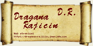 Dragana Rajičin vizit kartica